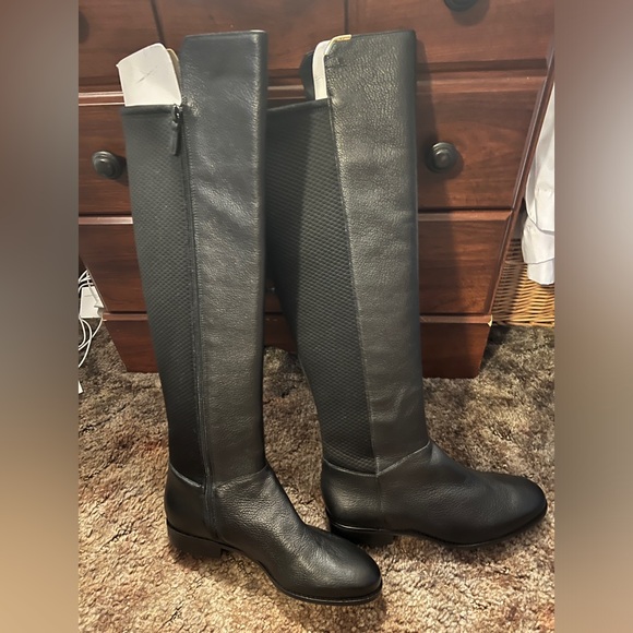 🎈 NWOT 🎈 Cole Haan black leather boots - Picture 2 of 7
